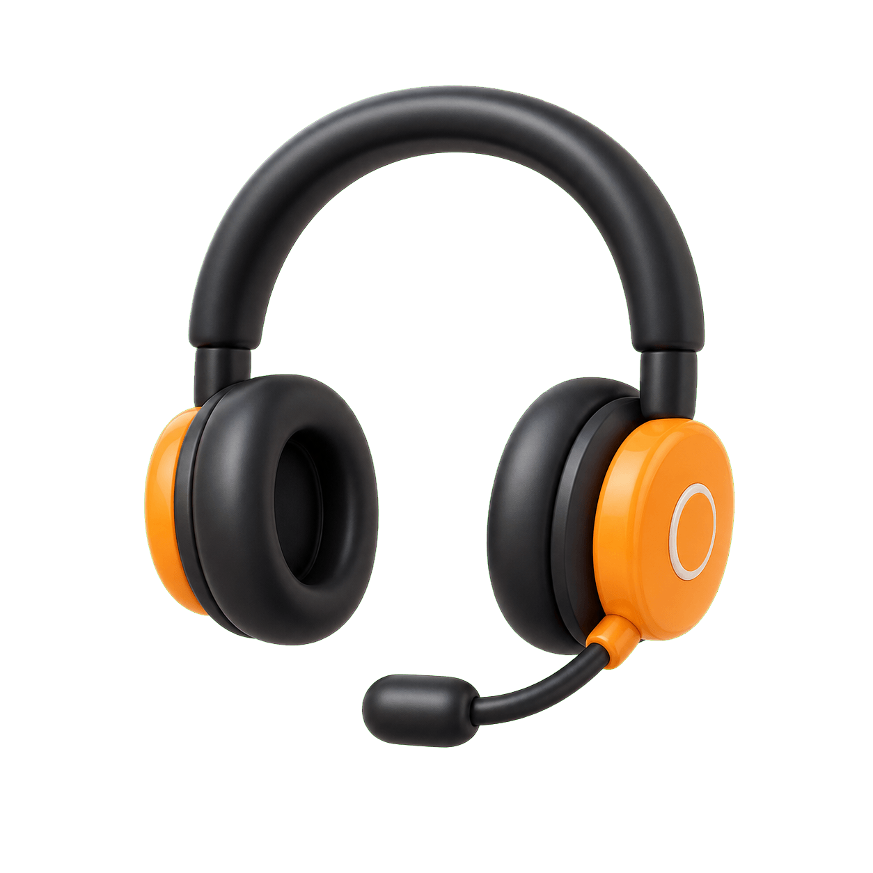 A customer service headset