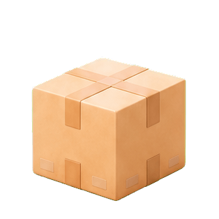A sealed cardboard parcel