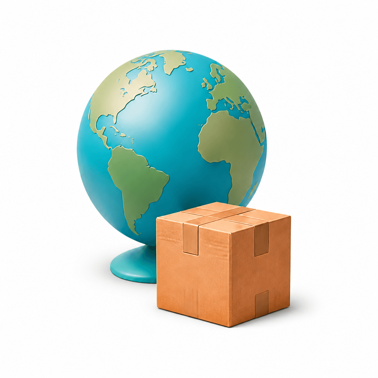 A parcel and international forwarding marker
