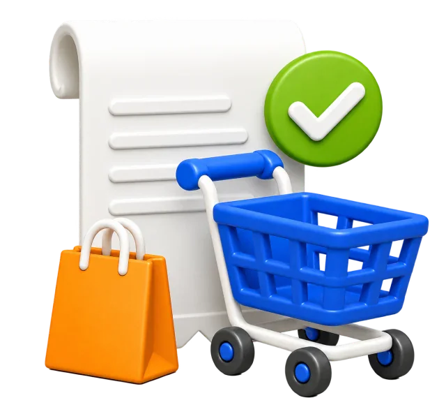 Shopping bags ready for purchase