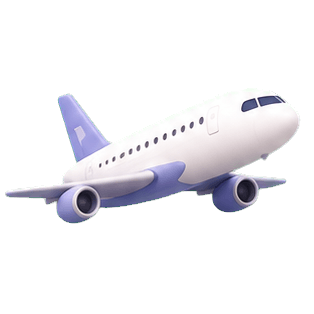 An airplane in flight